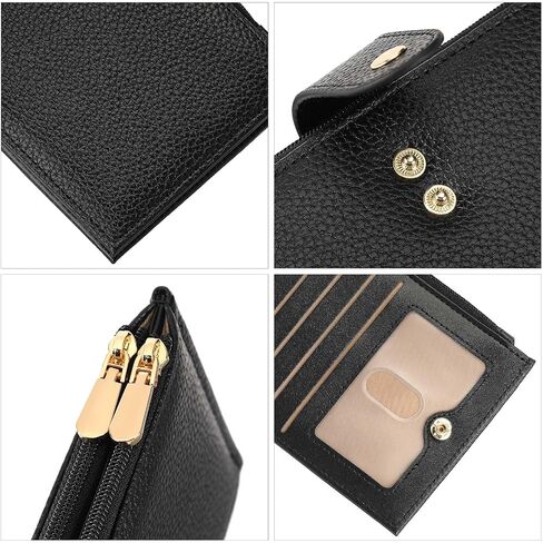 Slim Women Wallet Bifold Ladies Long Purse Travel Credit Card Holder with Coin Zipper Pocket in Kuwait