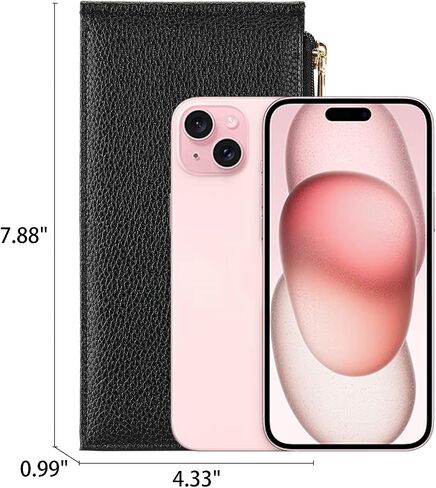 Slim Women Wallet Bifold Ladies Long Purse Travel Credit Card Holder with Coin Zipper Pocket in Kuwait