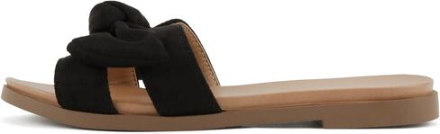 Soda Writer ~ Women Round Toe H-Band Bow Slide Sandals in Saudi Arabia