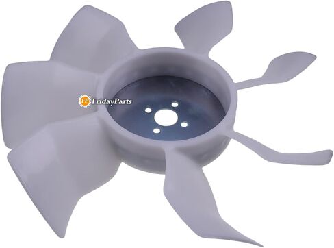 FridayParts Cooling Fan 1C010-74110 1C01074110 متوافق مع Kubota V3600 D1105 Engine KX080-3 Eving M6800 M8200 M8540 M8560 M9000 M9540 M95 M96 M960 TRAPTORCH in Saudi Arabia