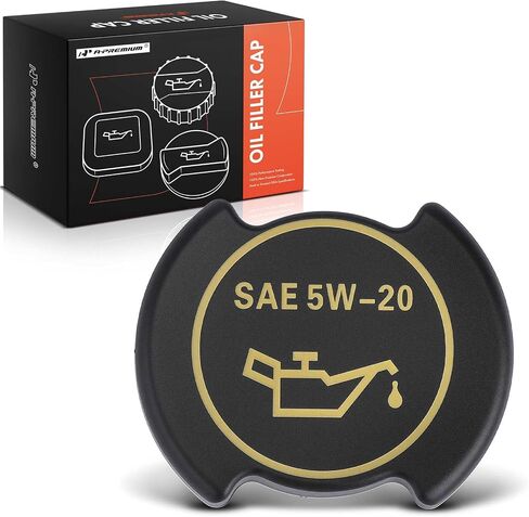 A-Premium Engine Engine Engine Piller Cap Cap Cap متوافق مع نماذج Ford Lincoln Mercury-F-150 ، F-250 ، F-350 ، Explorer ، Mustang ، Ranger ، Taurus ، Expedition ، Bronco ، E-150 ، Navigator ، # 90005 F3AZ-6766-B in Saudi Arabia