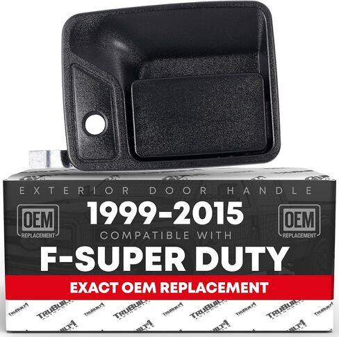 مقبض باب السائق الأمامي الخارجي T1A-متوافق مع 1999-2016 Ford F-250 ، F-350 ، F-450 ، F-550 ، F-650 ، F-750 Super Duty ، 00-05-الرحلات السوداء-OEM 4C3Z-362405-AAA ، 7C3Z2522405 ، 80645 in Saudi Arabia