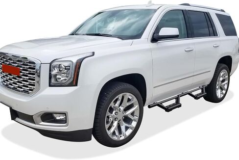 APS Drop Steps Running Boards متوافقة مع Chevy Suburban GMC Yukon XL 2005-2020 (Excl. Z71 & Hybrid Models) & Avalanche 2002-2013 | 304 خطوات جانبية من الفولاذ المقاوم للصدأ | ضمان لمدة 5 سنوات in Saudi Arabia