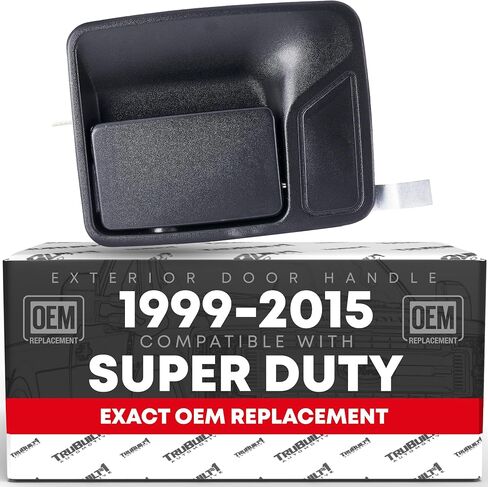 مقبض باب السائق الأمامي الخارجي T1A-متوافق مع 1999-2016 Ford F-250 ، F-350 ، F-450 ، F-550 ، F-650 ، F-750 Super Duty ، 00-05-الرحلات السوداء-OEM 4C3Z-362405-AAA ، 7C3Z2522405 ، 80645 in Saudi Arabia