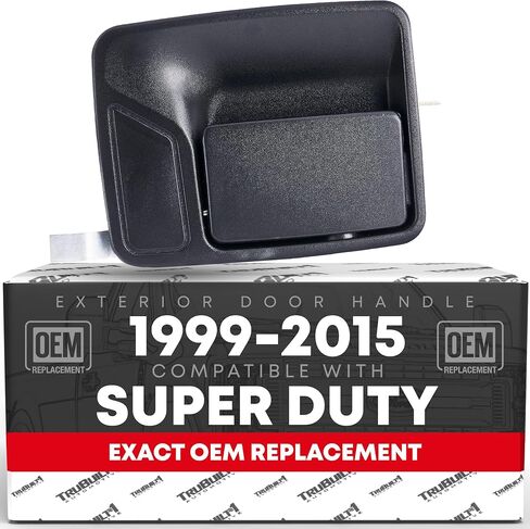 مقبض باب السائق الأمامي الخارجي T1A-متوافق مع 1999-2016 Ford F-250 ، F-350 ، F-450 ، F-550 ، F-650 ، F-750 Super Duty ، 00-05-الرحلات السوداء-OEM 4C3Z-362405-AAA ، 7C3Z2522405 ، 80645 in Saudi Arabia