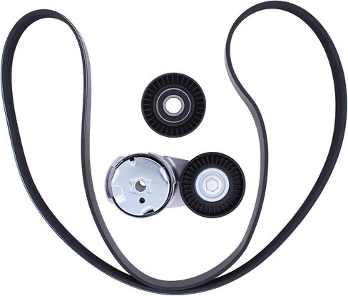 MOTOKU Drive Belt Tensioner and Serpentine Belt Idler Pulley kit for Dodge Avenger Challenger Charger Durango Grand Caravan Journey Ram 1500 CV ProMaster Chrysler 200 300 Town & Country Grand Cherokee in Saudi Arabia