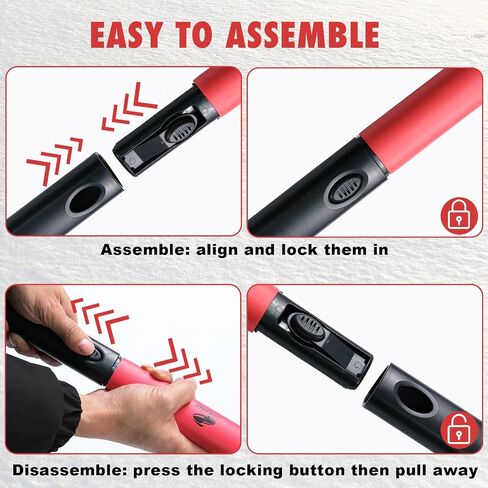 CARCAREZ 39" Extendable Car Snow Brush and Ice Scraper, Windshield Window Ice Snow Removal Snow Broom with Foam Grip 180° Pivoting Brush Head Snow Scraper for Car Auto Truck SUV in Kuwait