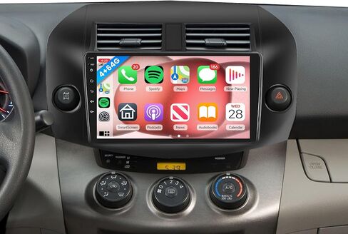 2G 64G for Toyota RAV4 2007-2011 Android Car Stereo Radio CarPlay Android Auto, Rimoody 9 Inch Touch Screen Support Mirror Link Bluetooth FM/RDS GPS WiFi SWC Backup Camera in Saudi Arabia