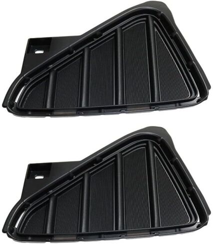 2 Set of - Fog Light Cover Driver Left Side Left Hand for Toyota for RAV4 LE/Limited/SE/XLE 16-18 & Platinum/XLE Plus 17-18 (Textured Black),Confirmed Fitment in Saudi Arabia