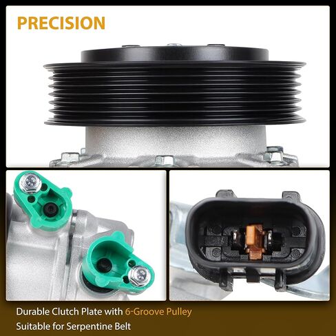 97701A5800 مكيف الهواء AC ضاغط مع القابض متوافق مع Hyundai Elantra ، Elantra Coupe GT & KIA Forte5 Forte Koup Soul EV in Kuwait