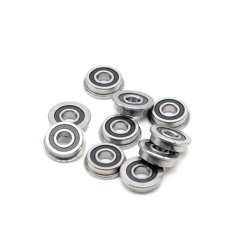 F695 2rs Flanged Bearing 5x13x4 mm, Black Sealed Precision A9 3D Printer F695rs Bearings for VORON Belted RC, Pack of 10 Pcs in Kuwait
