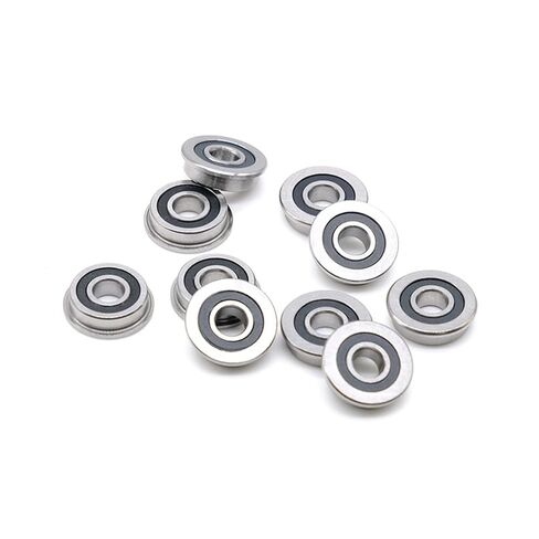F695 2rs Flanged Bearing 5x13x4 mm, Black Sealed Precision A9 3D Printer F695rs Bearings for VORON Belted RC, Pack of 10 Pcs in Kuwait