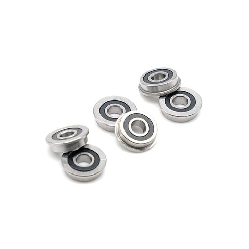F695 2rs Flanged Bearing 5x13x4 mm, Black Sealed Precision A9 3D Printer F695rs Bearings for VORON Belted RC, Pack of 10 Pcs in Kuwait
