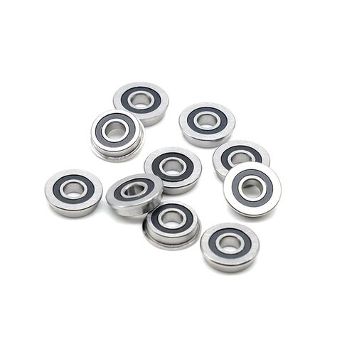 F695 2rs Flanged Bearing 5x13x4 mm, Black Sealed Precision A9 3D Printer F695rs Bearings for VORON Belted RC, Pack of 10 Pcs in Kuwait