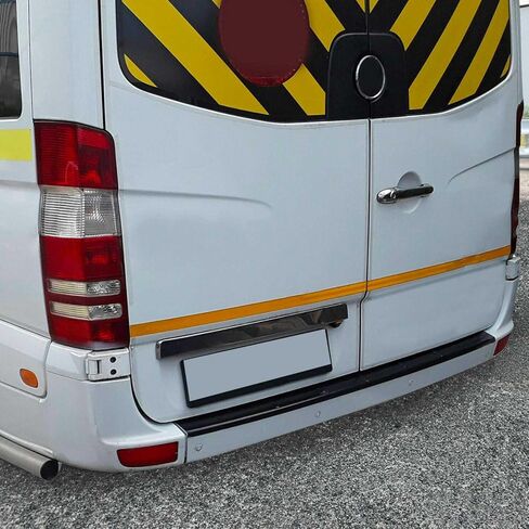 OMAC Rear Bumper Sill Cover Protector for Mercedes Sprinter W907 910 2019-2025 Matte in Kuwait