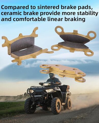 Brake Pads for Sportsman 400 450 500 600 700 800, for Magnum 325 330 500, for Scrambler 500, for Trail Blazer 250 330,OEM# 2202412 2201398 2202414, Ceramics Front and Rear Set in Saudi Arabia