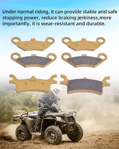 Brake Pads for Sportsman 400 450 500 600 700 800, for Magnum 325 330 500, for Scrambler 500, for Trail Blazer 250 330,OEM# 2202412 2201398 2202414, Ceramics Front and Rear Set in Saudi Arabia