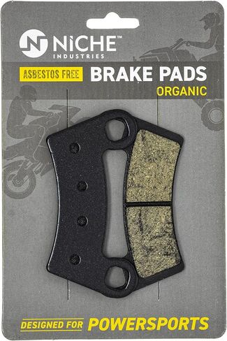 NICHE Brake Pad Set for Polaris RZR S 800 900 570 1000 Ranger XP General Outlaw 525 450 2203318 Complete Organic 2 Pack in Saudi Arabia