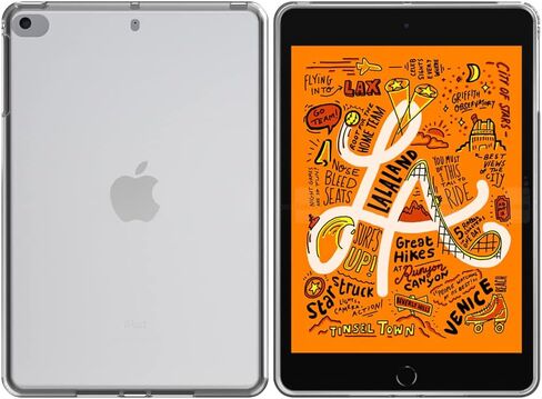 Puxicu Clear Case for iPad Air 1 (1st Generation 2013 Old Model), Slim Design Flexible Soft TPU Protective Cover for iPad Air 9.7 Inch A1474/A1475/A1476 Tablet, Transparent in Kuwait