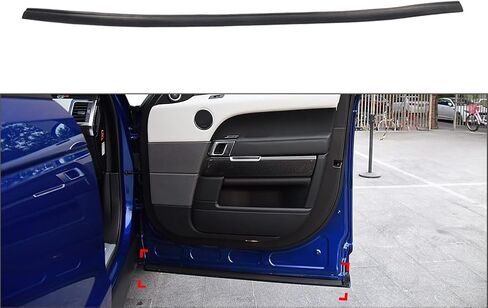 Sikuai 1 PC داخل صب Seal Car Door Window Plyar Weatherstrip Rubber Front for Land Rover for Range Rover Sport 2014-2022 in Saudi Arabia