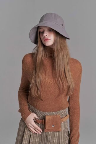 Wire Bonnet Hat Nazare Adjustable Wide Brim Cotton Bucket Hat for Women in Kuwait