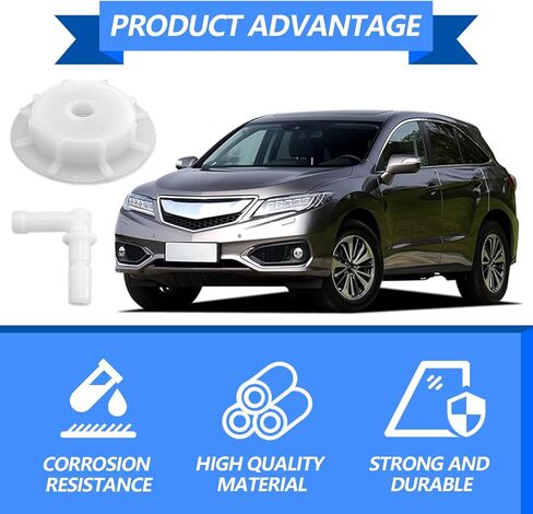 Radiator Coolant Reservoir Expansion Tank Cap with Joint, Compatible with 97-15 Accord, 03-08 Pilot, 06-15 Ridgeline, 04-15 TSX, 10-13 ZDX, 13-15 RDX etc, Replace OE# 19106-RNA-A48(1 pcs) in Saudi Arabia