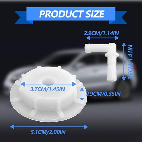 Radiator Coolant Reservoir Expansion Tank Cap with Joint, Compatible with 97-15 Accord, 03-08 Pilot, 06-15 Ridgeline, 04-15 TSX, 10-13 ZDX, 13-15 RDX etc, Replace OE# 19106-RNA-A48(1 pcs) in Saudi Arabia