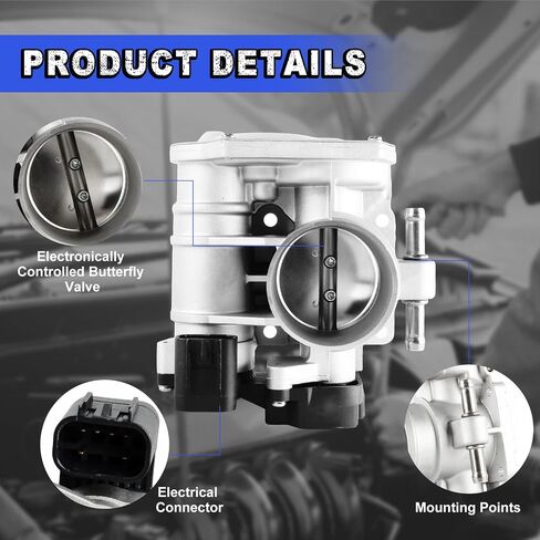 25181982 Throttle Body Assembly for 2006-2008 Wave Aveo Aveo5 L4 1.6L Replaces 25183237 S20037 977-559 TB1031 in Saudi Arabia