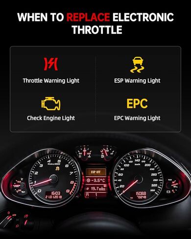 Oklpf Throttle Body متوافق مع Chrysler Dodge Jeep & Ram - 200 ، 300 ، Pacifica Town & Country Charger Avenger Durango Grand Cherokee Wrangler 1500 3.6L Present in Kuwait
