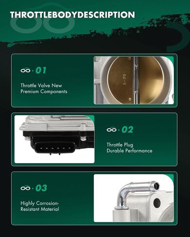 SCITOO Electric Throttle Body For Honda Pilot, Odyssey, Acura MDX, Passport, Ridgeline - Replaces 164005J6A01, TB1265, 672020 in Saudi Arabia