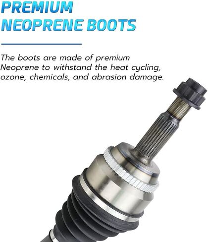 BODEMAN-2PC CV AXLE DRIVE ASSEMBLY لعام 2002-2009 Toyota Camry L4 2.4L (Exc. Hybrid) ، 2001-2007 Highlander 2.4L 2WD ، 2004-2008 Solara 2.4L W/Auto Trans. in Saudi Arabia