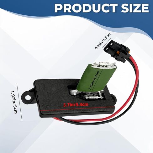 89019089 AC Blower Motor and Resistor Kit Compatible with 2003-2006 Cadillac Escalade ESV,2001-2006 Chevy Silverado 3500,2001-2006 GMC Sierra 3500 HVAC Heater Blower Motor Resistor in Saudi Arabia