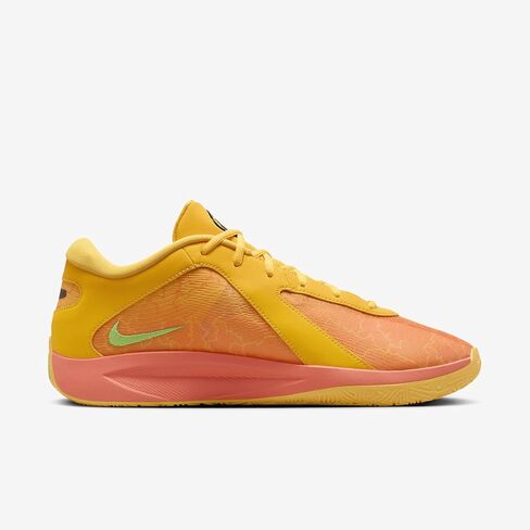 Giannis Freak 6 Basketball Shoes (FJ7792-601 ، Light Wild Mango/Black/Laser Orange) Size 9.5 in Saudi Arabia