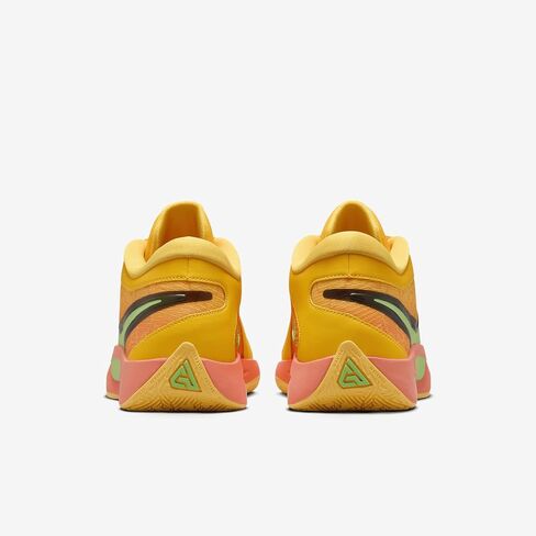 Giannis Freak 6 Basketball Shoes (FJ7792-601 ، Light Wild Mango/Black/Laser Orange) Size 9.5 in Saudi Arabia