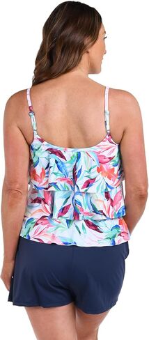 Maxine of Hollywood للسيدات من 3 مستويات Tankini Swimsuit Top in Saudi Arabia