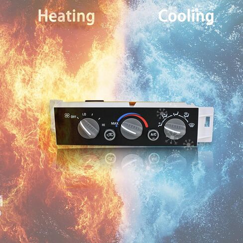 MuHize 599-007 A/C Heater Climate Control Module Panel, Fit for 1996-1999 Chevy GMC C1500 C2500 C3500 K1500 K2500 K3500 Truck Replace# 9378815 15-72548 15-72548 16231175 in Kuwait