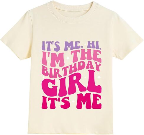 Birthday Girls Shirt 2nd 3rd 4th 5th 6th 7th 8th 9th Toddler Girl Birthday Outfit Kids Gift T-Shirts Party Tops in Kuwait