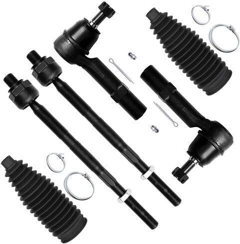 Scitoo 6PCS التعليق الأمامي مجموعة ROD INNER INNER INNER W/BOOT للفصل 2008-2017 لبويك جيب 2009-2017 ل CHEVY TRAVERS in Saudi Arabia