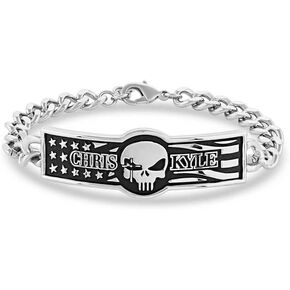 Montana Silversmiths Men's Western Lifestyle Inspired Bracelet (My Duty Chris Kyle Link) in Saudi Arabia