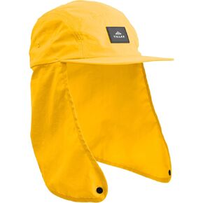 Chamisa Sun Hat, Lightweight Nylon 5 Panel Cap with Hide-able Neck Shade and Spring Cord in Kuwait