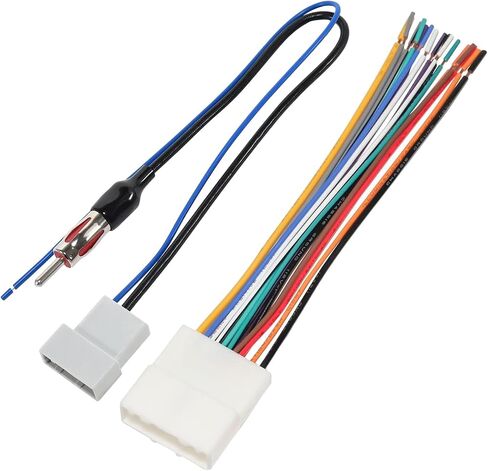 Radio Stereo Wiring Harness Connector with Antenna Adapter Compatible with for Honda Civic 2012-2015, Accord 2008-2017, CRV 2012-2016, Acura TL/TSX 2009-2012 Aftermarket Radio Cable Plug in Saudi Arabia