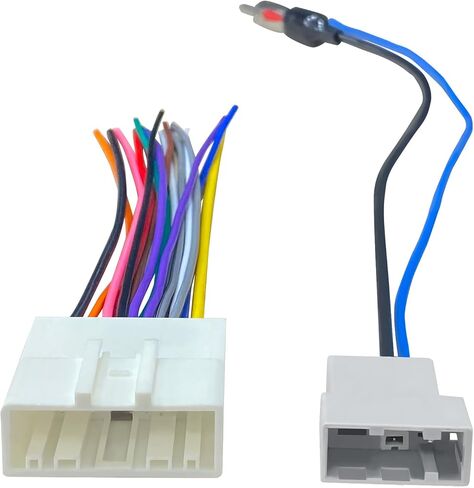 Radio Stereo Wiring Harness Connector with Antenna Adapter Compatible with for Honda Civic 2012-2015, Accord 2008-2017, CRV 2012-2016, Acura TL/TSX 2009-2012 Aftermarket Radio Cable Plug in Saudi Arabia