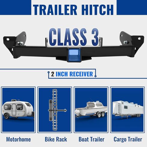 KUAFU Class 3 Trailer Hitch Compatible with 2006-2008 Ford F-150 & Lincoln Mark LT Replace for 13360 Towing Hitch 2" Receiver in Saudi Arabia