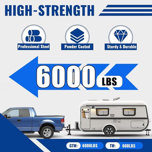 KUAFU Class 3 Trailer Hitch Compatible with 2006-2008 Ford F-150 & Lincoln Mark LT Replace for 13360 Towing Hitch 2" Receiver in Saudi Arabia