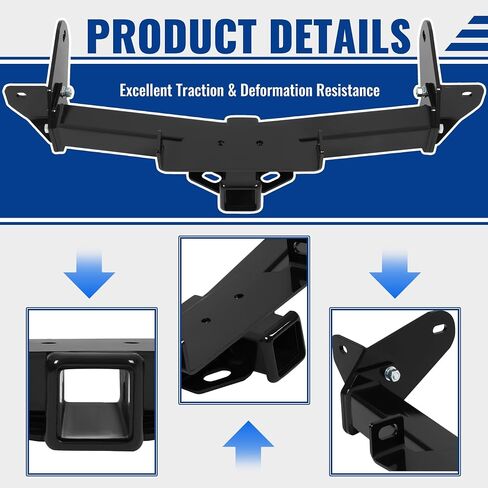 KUAFU Class 3 Trailer Hitch Compatible with 2006-2008 Ford F-150 & Lincoln Mark LT Replace for 13360 Towing Hitch 2" Receiver in Saudi Arabia