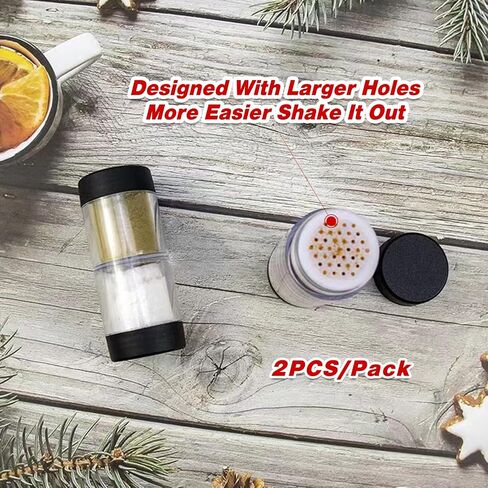Sunmei Salt and Pepper Shakers Moisture Proof Set, 2-in-1 Portable Spice Shaker with Airtight Lid, Perfect for Camping Kitchen, Travel, Car Camping, RV, Outdoors, Backpack, BBQ Picnic, Lunch Boxes in Saudi Arabia