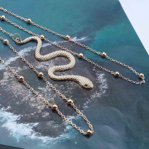 Punk Layered Snake Leg Chain Vintage Snake Thigh Leg Chain Multi Layering Thigh Chain Summer Leg Thigh Chain Punk Serpent Body Chain Rave Bikini Thigh Body Chain Jewelry for Women and Girls in Saudi Arabia