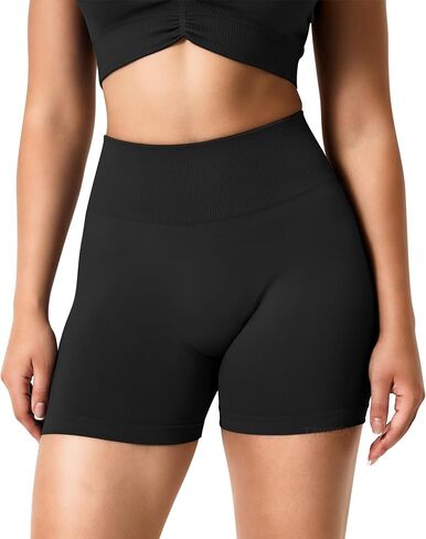 Tayoea Shorts Shorts Women Scrunch Butty Booty رفع سراويل راكب الدراجة النارية سلس لليوغا الرياضية الرياضية الرياضية in Saudi Arabia