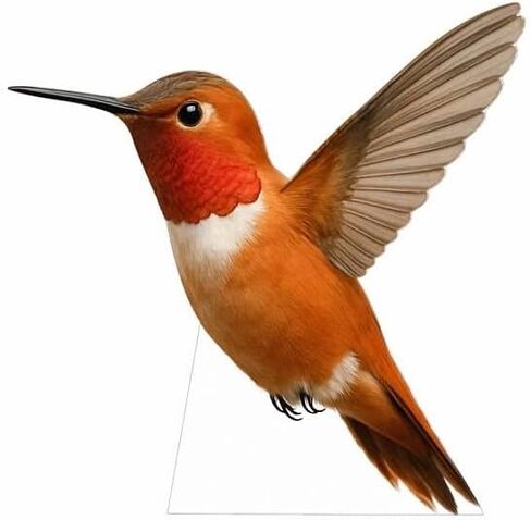 Hummingbird Cardboard Cutout – 1FT Realistic Hummingbird Standee for Parties, Events & Nature Displays, Style 2, 1PC in Kuwait