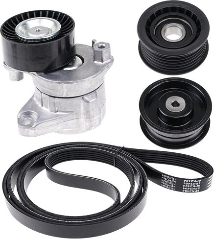 Engine Drive Belt Tensioner & Idler Pulley Belt Tensioner Kit Fit for Mercedes-Benz C230 C280 C300 C350 CLK350 E350 GL450 ML350 ML550 S550 SLK350 2005-2011.Replaces# 2722021419 2722000270 6pk2404 in Saudi Arabia